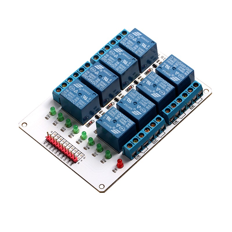 8채널 5V/12V/24V 릴레이 모듈 BK_RL8_01 / 8 Channel 5V/12V/24V Relay Module BK_RL8_01