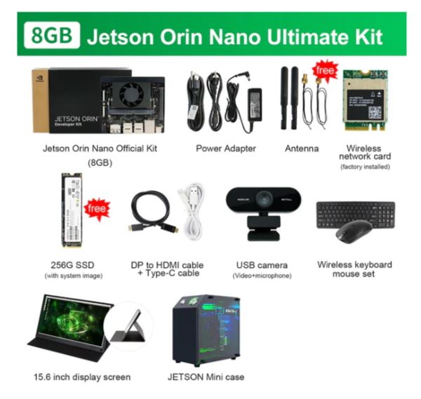 Jetson Orin NANO Developer Kit 8GB Official-Ultimate Kit