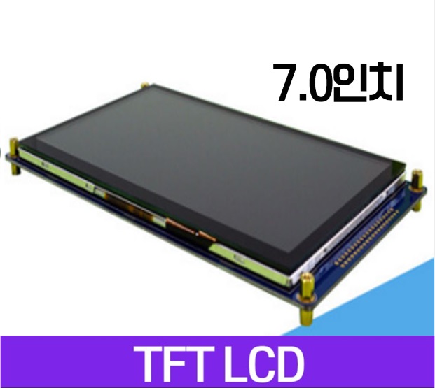 7inch 디스플레이 해상도 800 * 480 LCD 크기 : CTP 터치 I2C 인터페이스가있는 185 * 105 * 8.45mm 24 비트 RGB 인터페이스 유형 WKS70WV001, GPIO