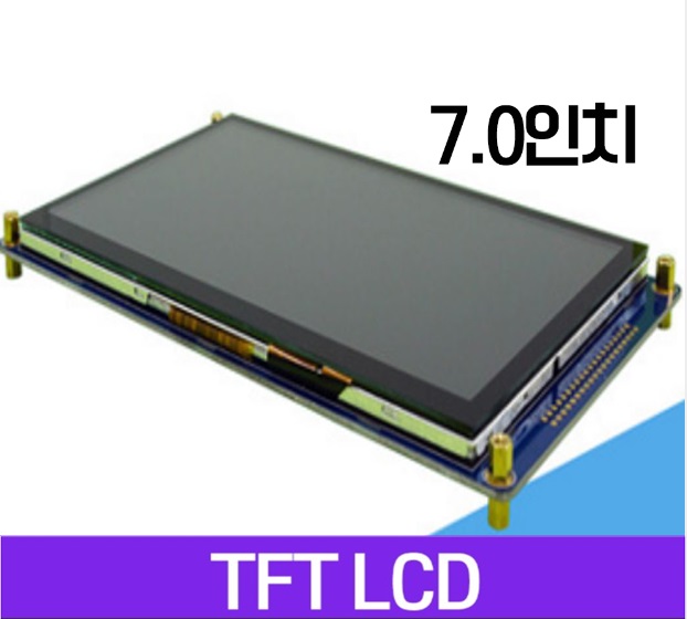 7inch 디스플레이 해상도 1024 * 600 LCD 크기 : CTP 터치 I2C 인터페이스가있는 185 * 105 * 8.45mm 24 비트 RGB 인터페이스 유형 WKS70WSV001-WCT, GPIO